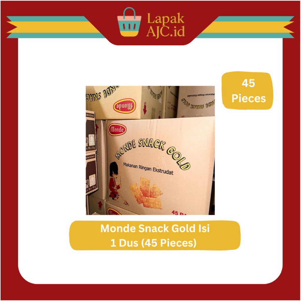 

Monde Serena Gold Isi 45 Pieces @27Gr Gurih Renyah Asin Snack