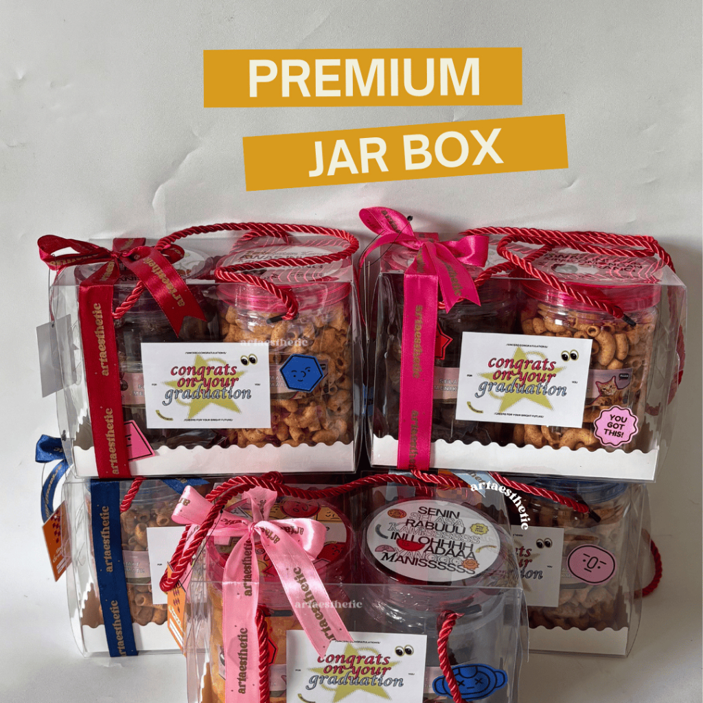 

Premium Jar Box Full Package Sudah Termasuk Isian | Toples Box | Cocok untuk birthday graduation etc by artaesthetic