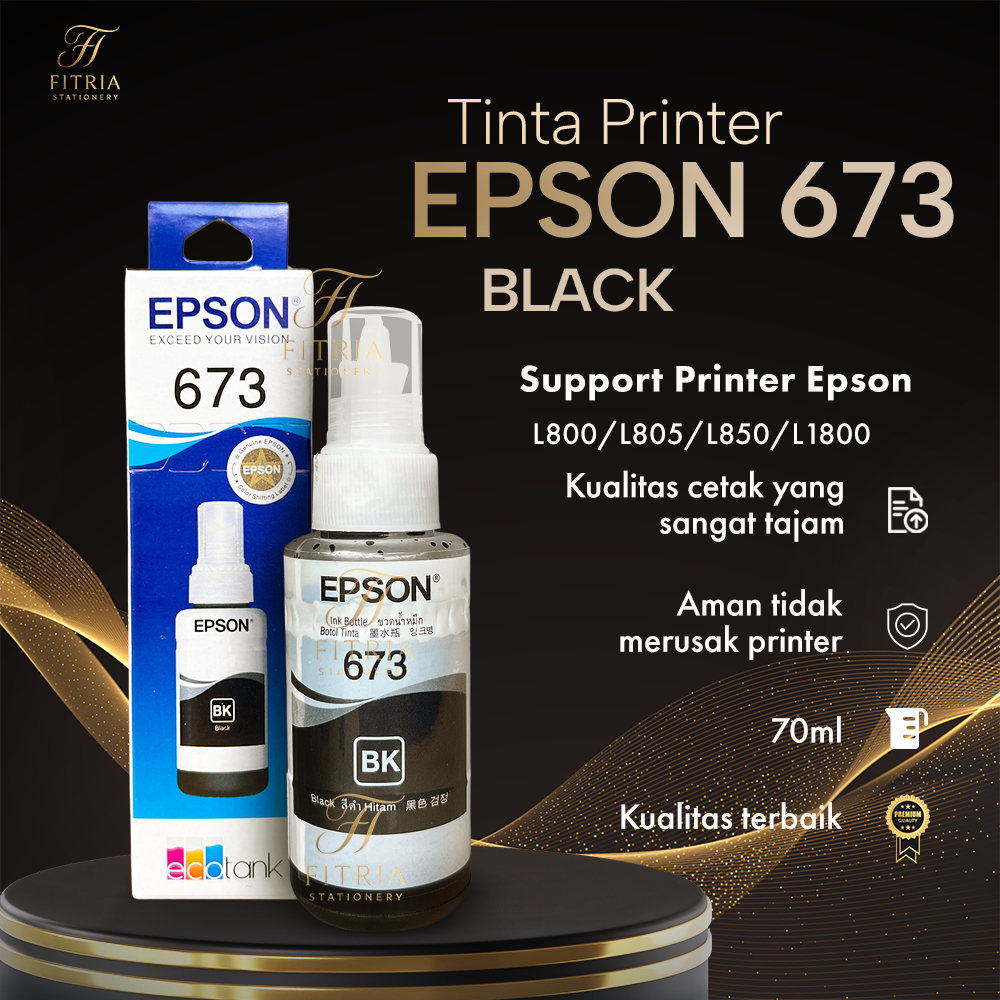 Tinta Epson 673 Tinta Printer L800 L805 L810 L850 L1800