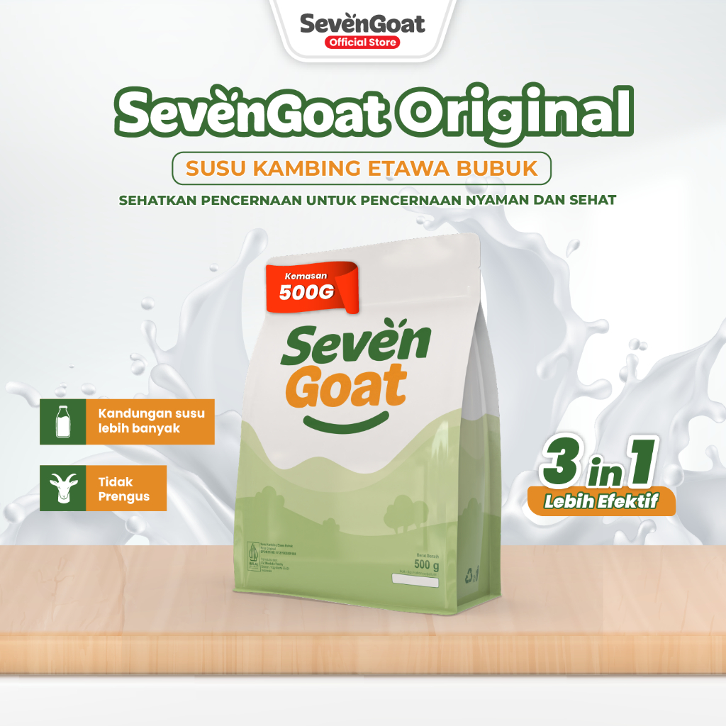 

Susu Kambing Etawa Bubuk Original 500g - Sehatkan Pencernaan dan Lambung