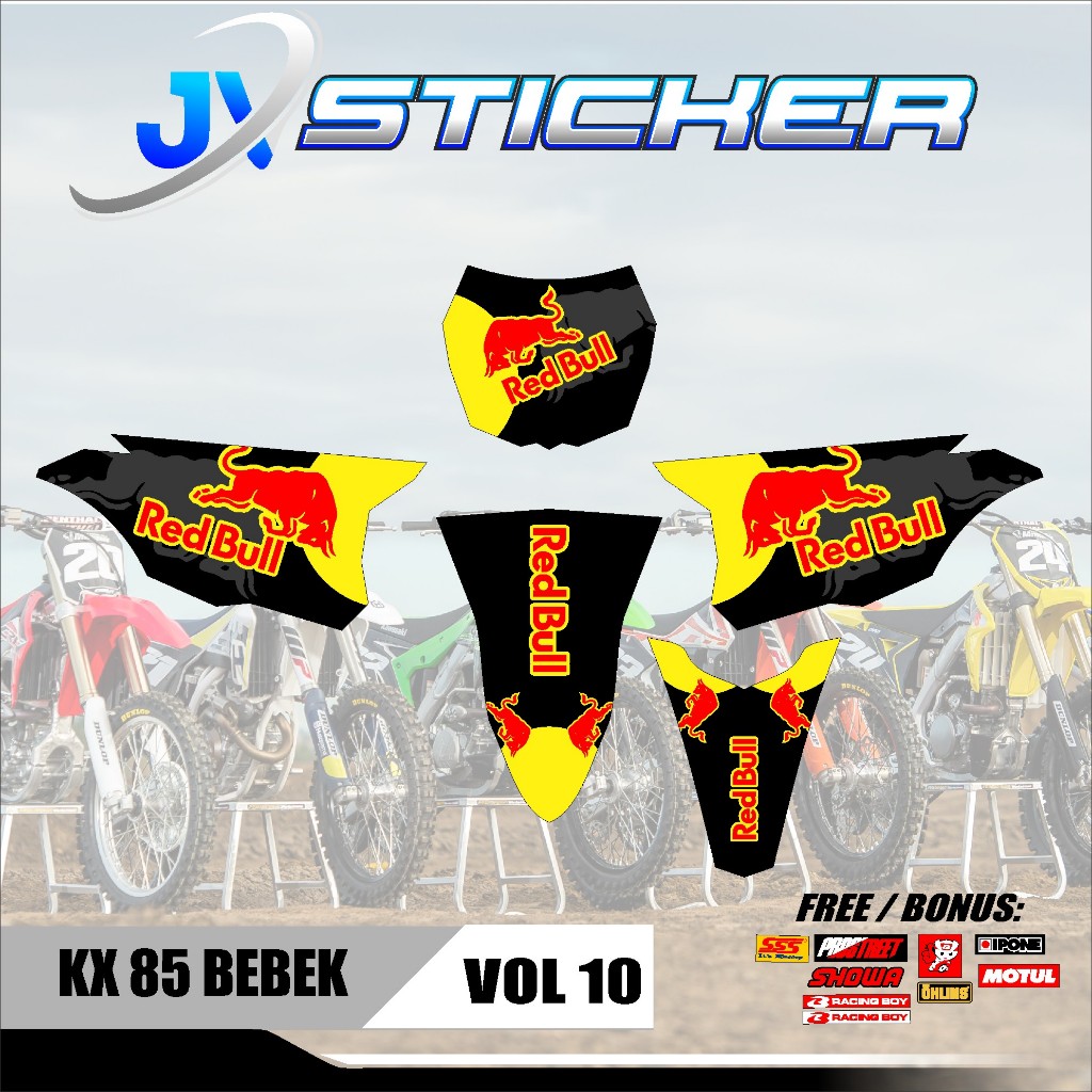 COD TERBARU DECAL KX 85 SEMI FULL  DESAIN TAWON KX 450 KX 250 FULL BODY KX 85 FULL BODY GASTRAK RBT 