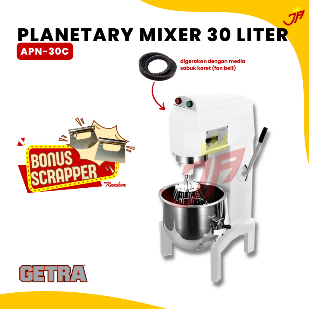 Getra APN30C Planetary Mixer / Mixer Roti & Kue 30 LITER / APN-30C