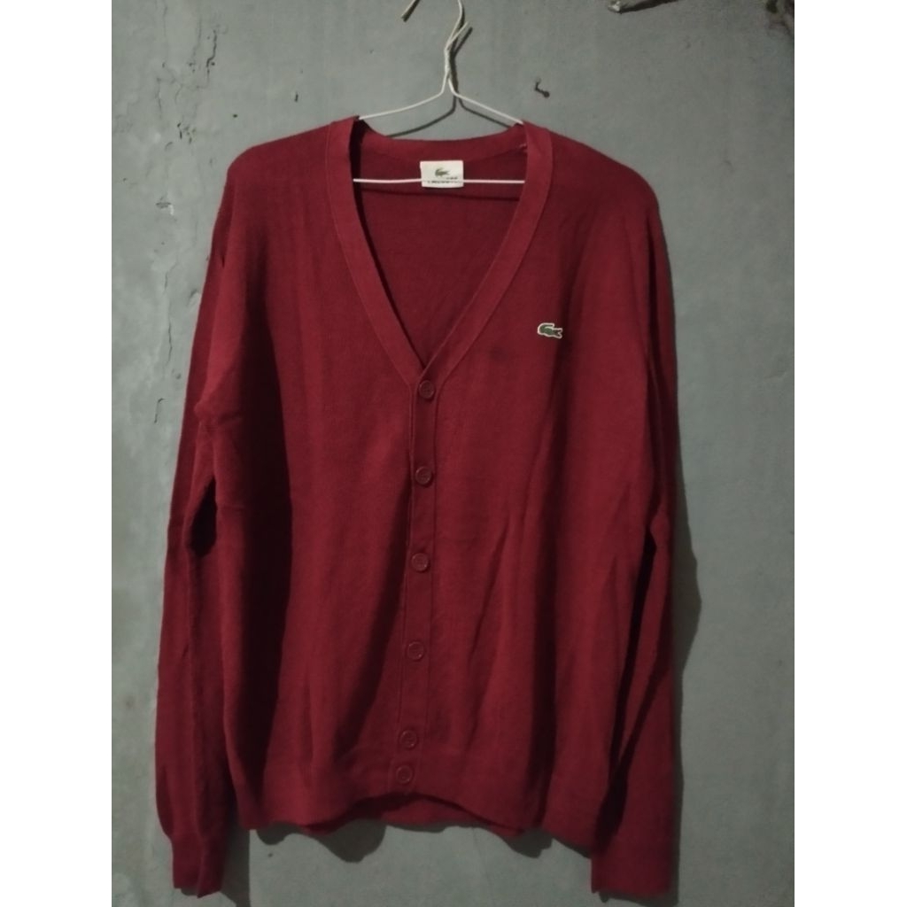 cardigan lacoste