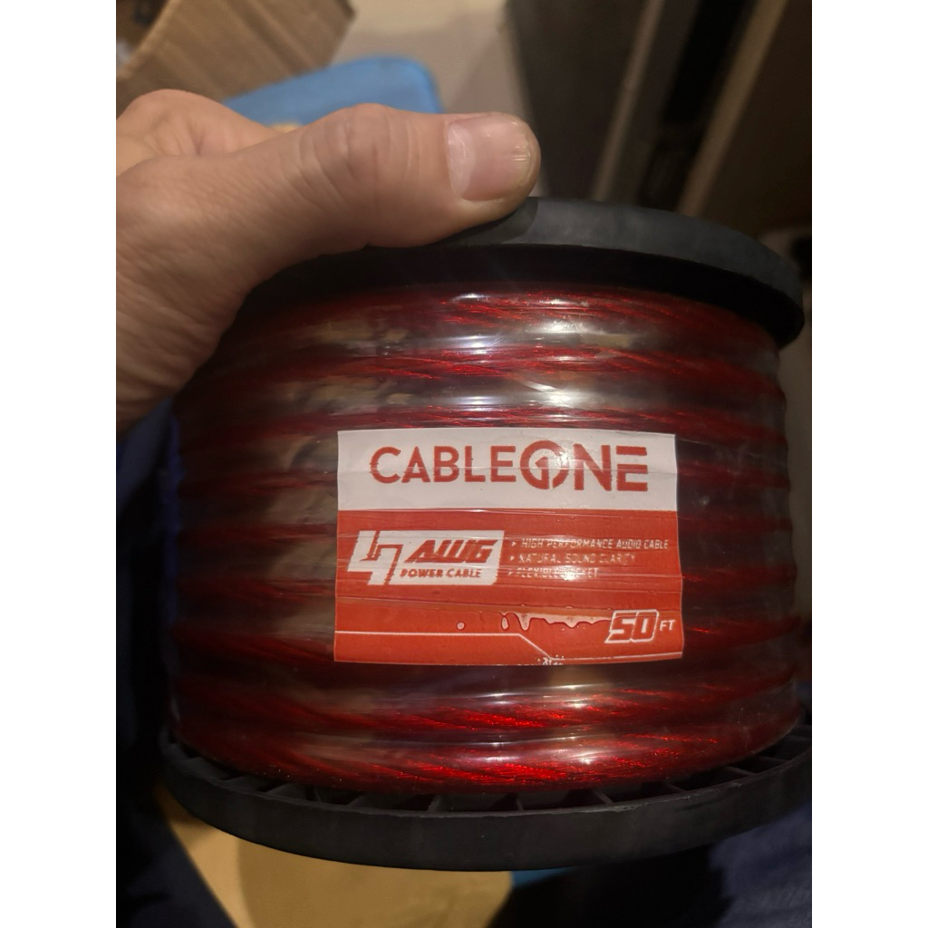 Kabel AWG 4 merah per roll