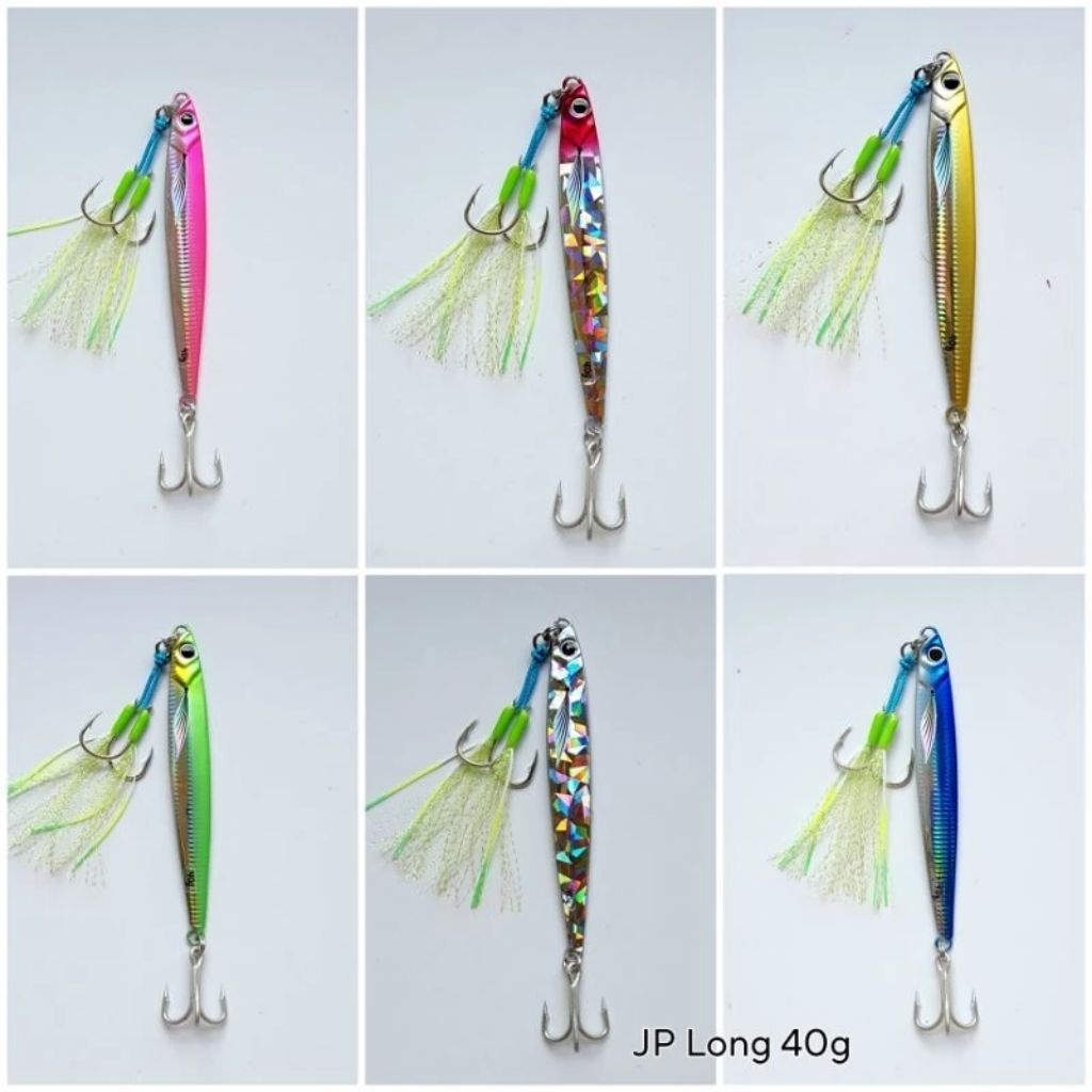 Metal Jig 40gr Jigpara Long- KOMPLIT