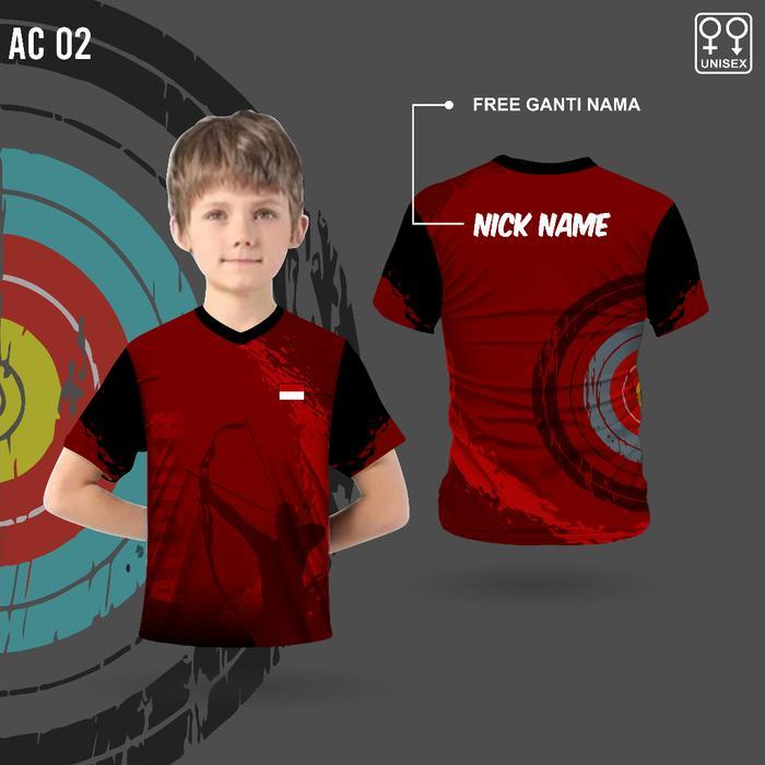 Jersey anak panahan baju panahan kaos olahraga panahan archery free custom