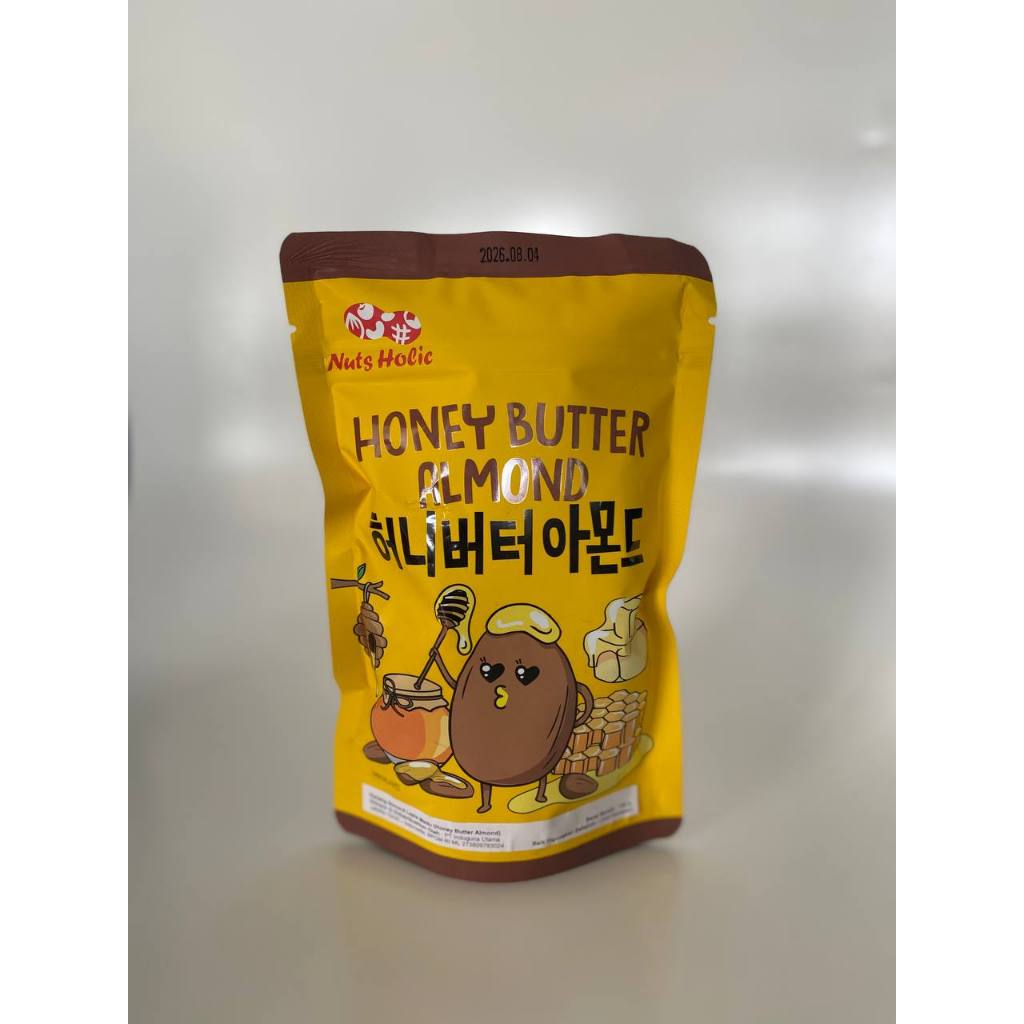 

Nuts Holic Honey Butter Almond 180gr Manis Praktis