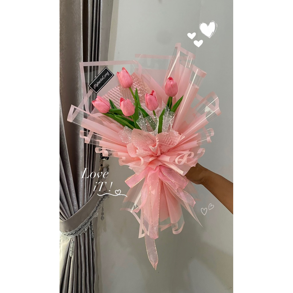 buket bunga tulip latex premium / buket bunga / tulip / bunga tulip / buket bunga tulip / buket bung