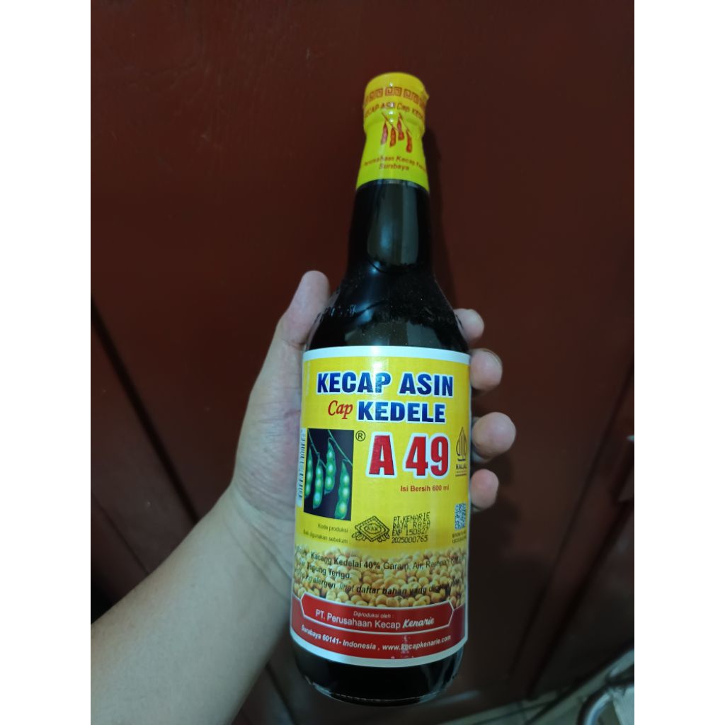 

Kecap Asin Cap Kedelai A49 600ml