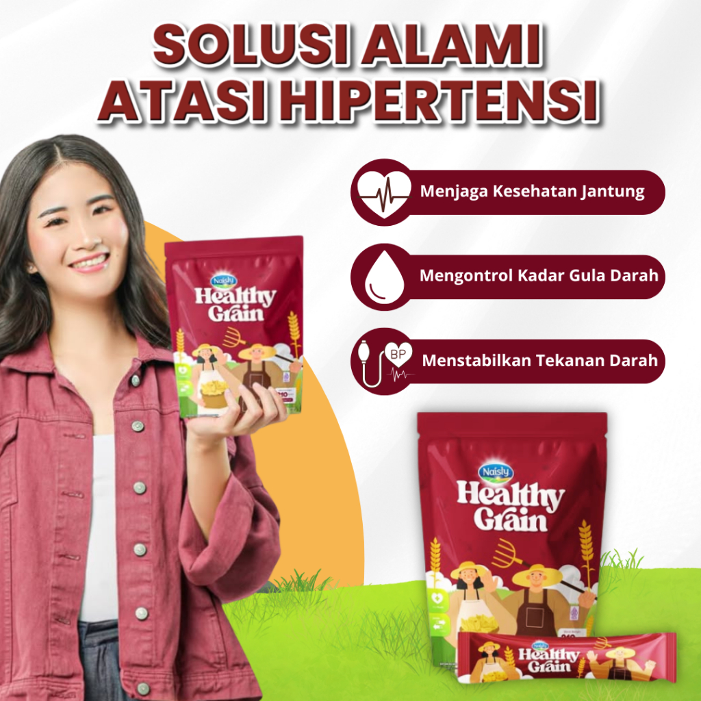 

Healthy Grain Minuman Herbal Multigrain Bantu Atasi Tekanan Darah Tinggi & Hipertensi - 1 Pouch