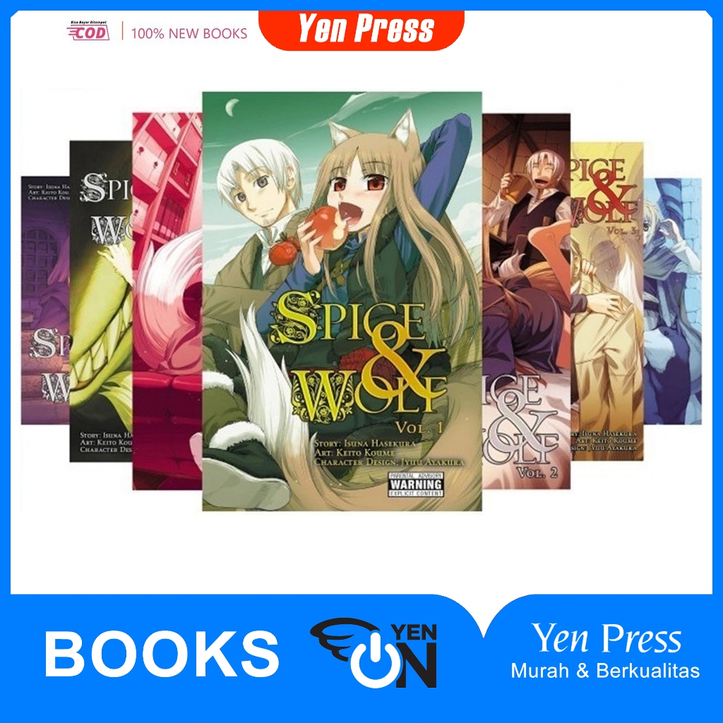 Manga Spice and Wolf (16 book series)