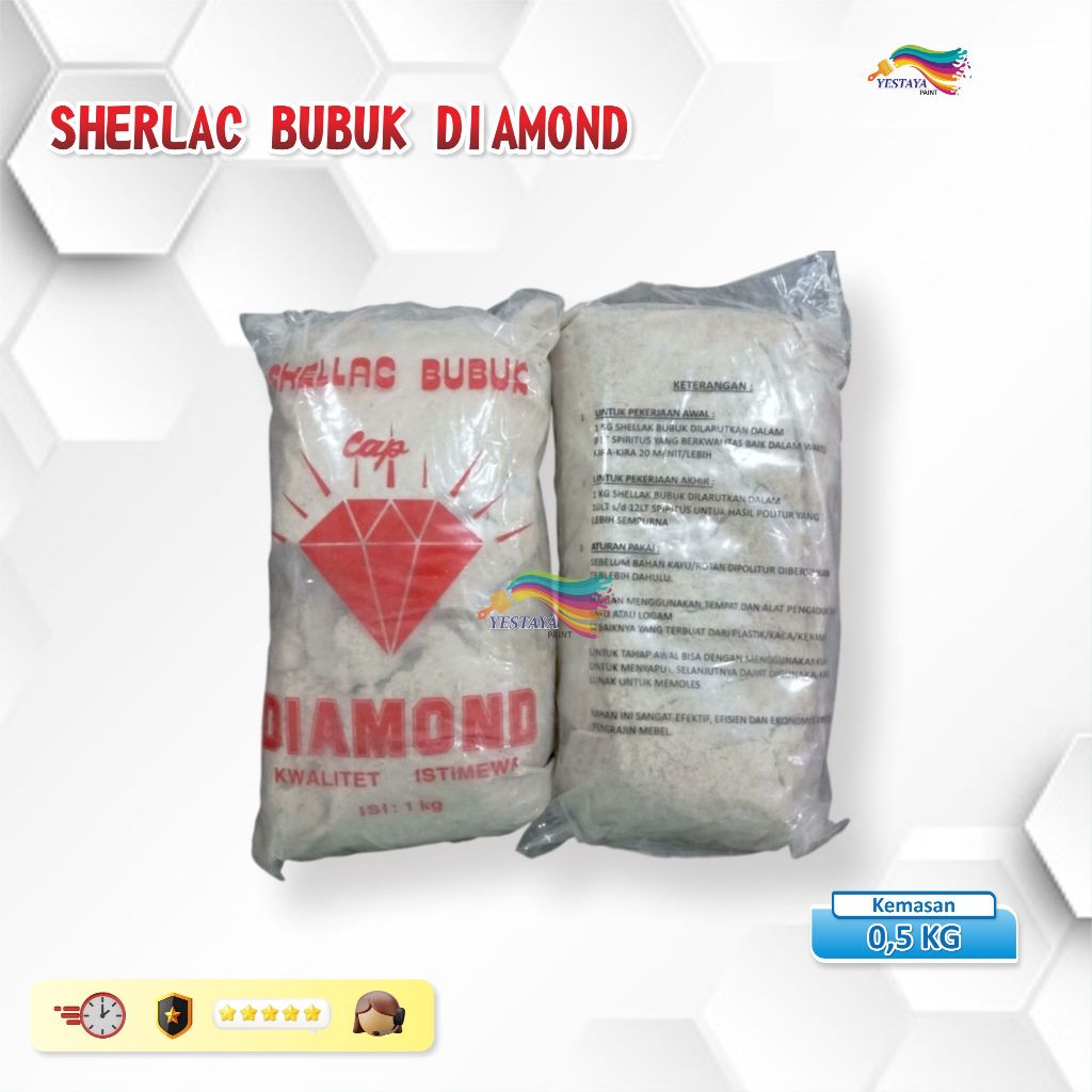 

SHERLLAC BUBUK DIAMOND 0,5 KG