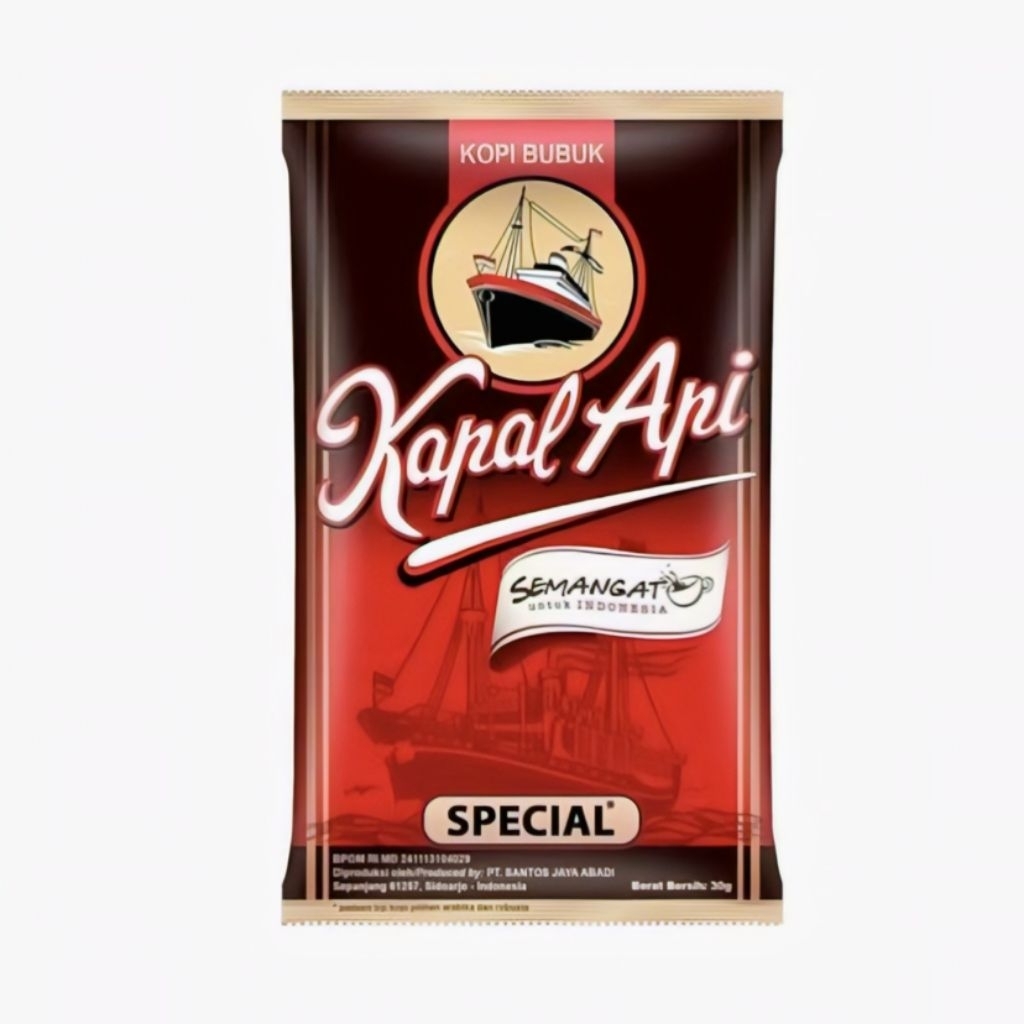 

Kopi Bubuk Kapal Api Spesial 30 gr