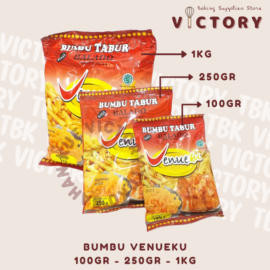 

1KG VENUE Bumbu Tabur Balado/Extra Pedas/Keju/dll