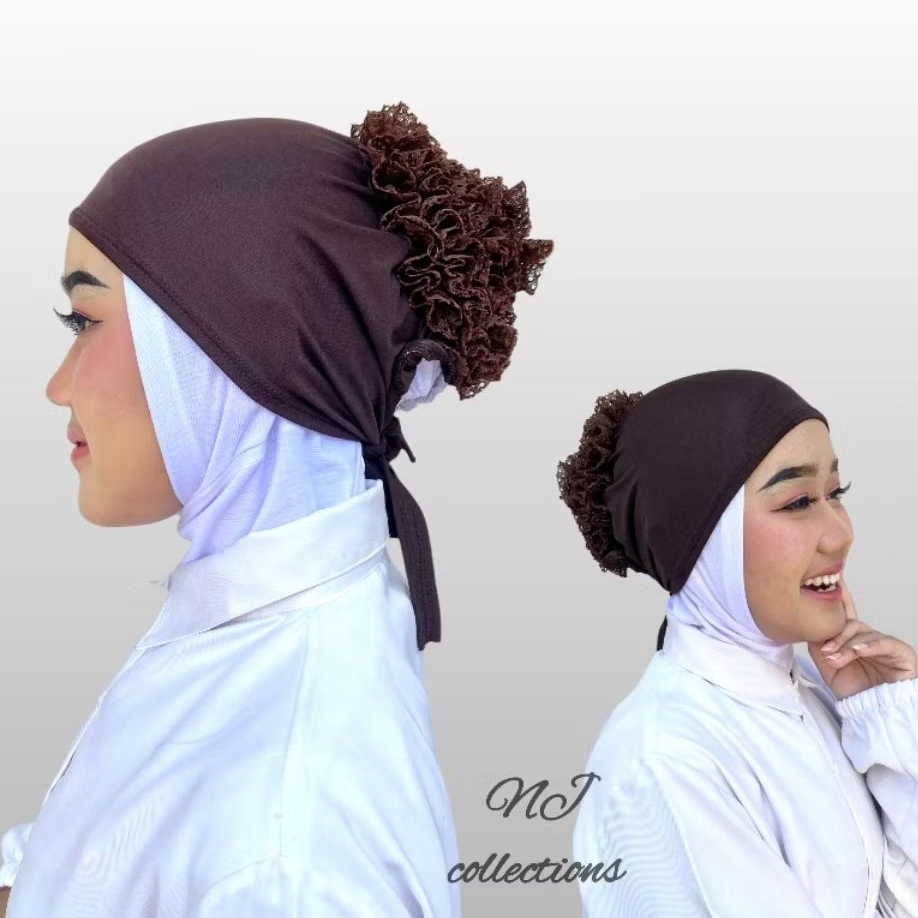ciput hijab marsha cepol dalaman kerudung jersey inner jilbab biral kekinian