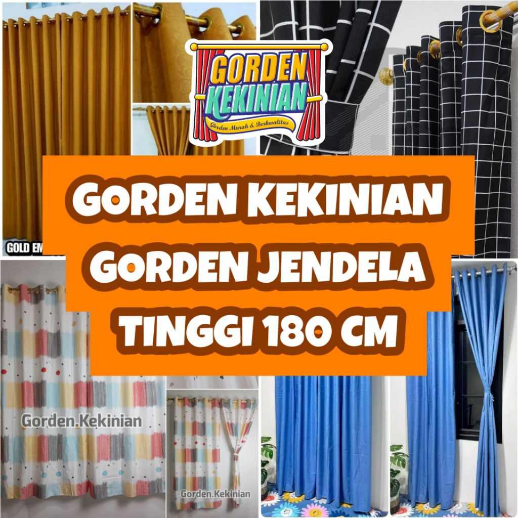 Gorden Tinggi 180 cm Gorden Jendela 180 cm Gorden Smokering 180 cm Gorden Panjang 180 cm Gorden 180 