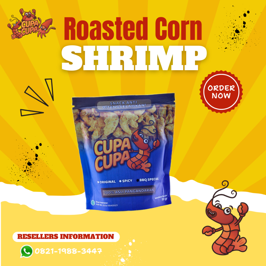 

Cupa Cupa Snack Crispy Shrimp Roasted Corn