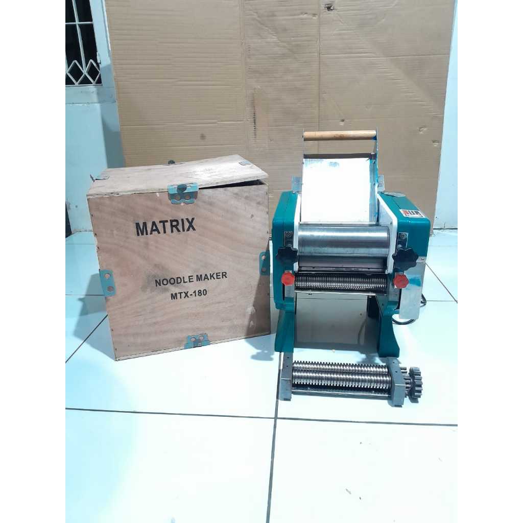 MATRIX Mesin Giling Noodle Maker Mie MTX 180 Baja / Gilingan Mie Matrix Listrik MTX 180B
