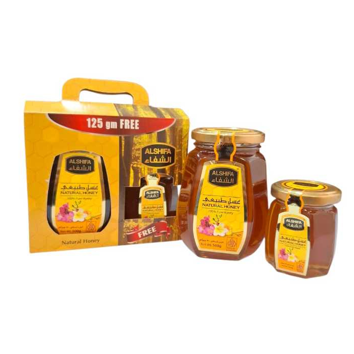 

Madu Al Shifa / Alshifa 500gr Natural Honey Bonus Free 125 gr Original