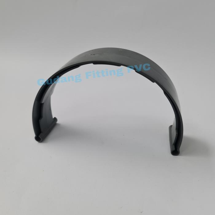 SAMBUNGAN TALANG AIR PVC OVAL 8" MERK GREST | 1/2 LINGKARAN | TALANG U