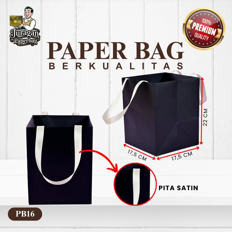 

Paper Bag Hadiah / Premium Gift Bag / Tas Kado Jinjing / PB16