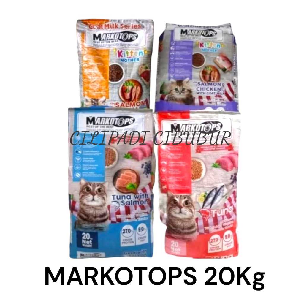 Markotops Dry Food Adult Kitten 20kg Freshpack || Markotops Cat Food 20kg For Kitten & Adult