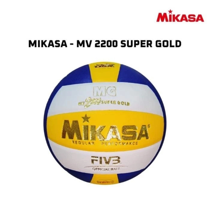 Bola Voli Mikasa MV2200 MV 2200 SUPER GOLD