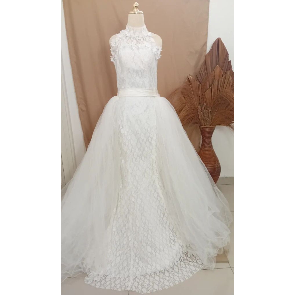 sewa gaun mermaid-sewa gaun pengantin mermaid