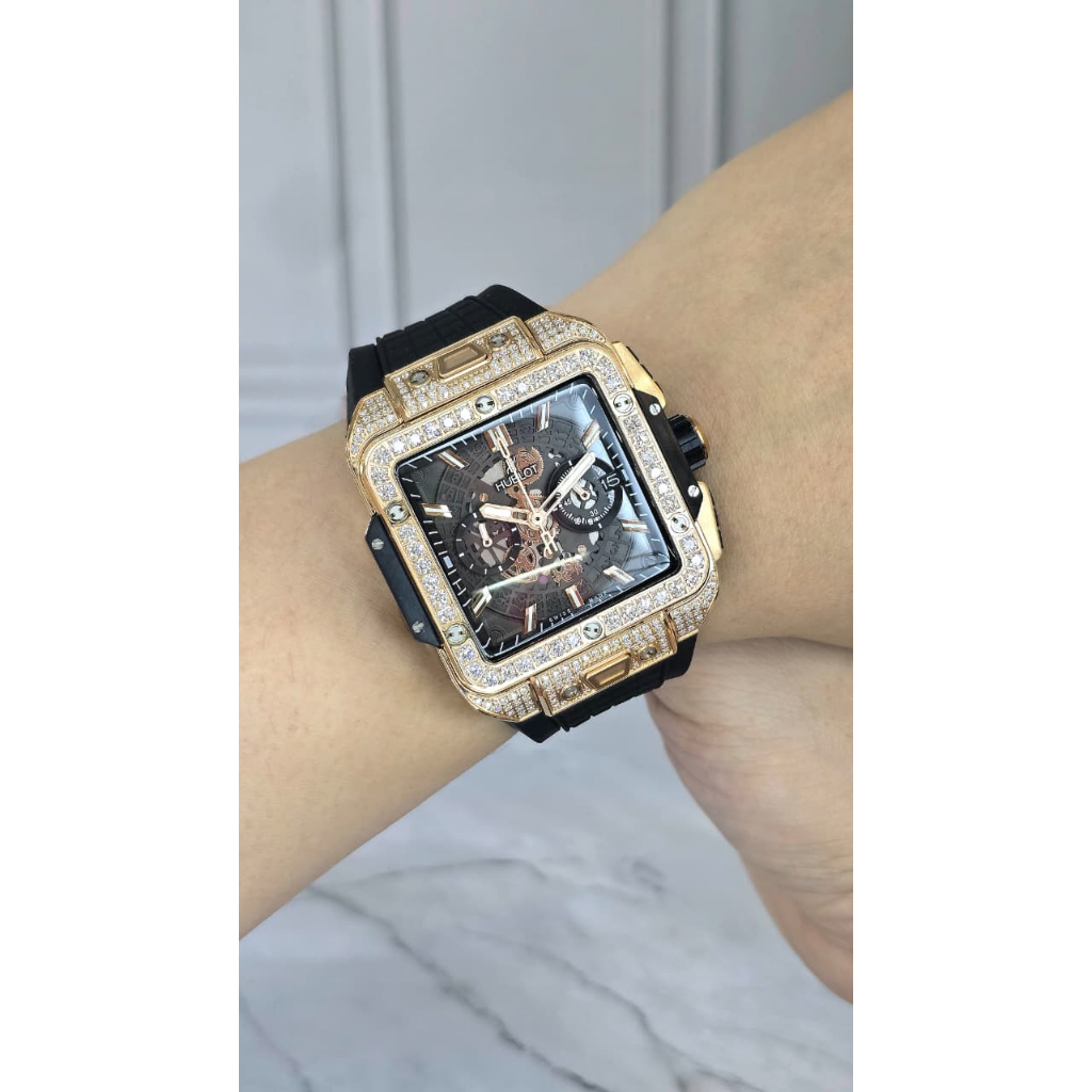 Jam Tangan Pria Automatic Model Terbaru / Jam Tangan Persegi - kotak pria