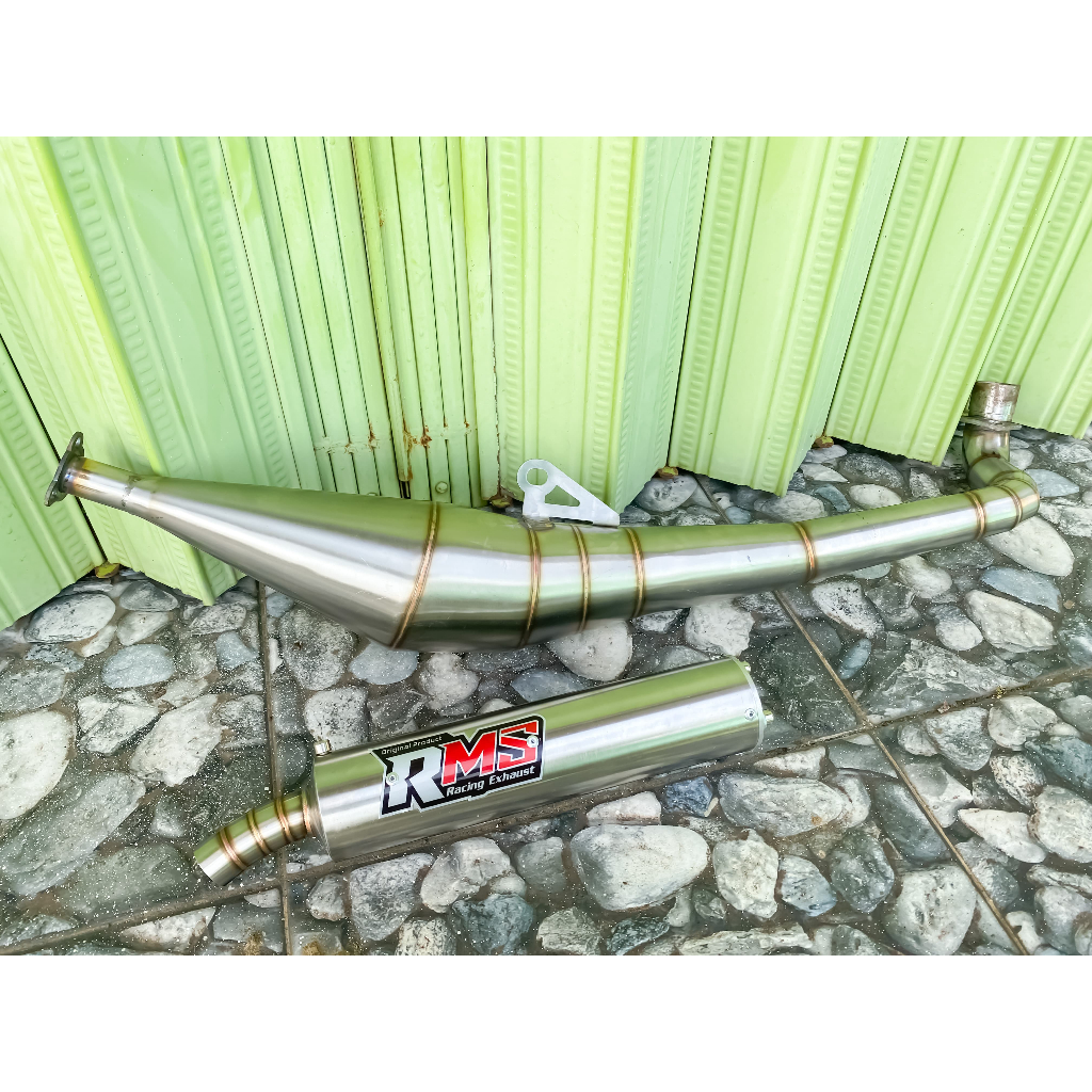 Knalpot Racing Sigma RMS Stainless Steel || Knalpot RMS Sigma Suara Gurih Tarikan Enteng
