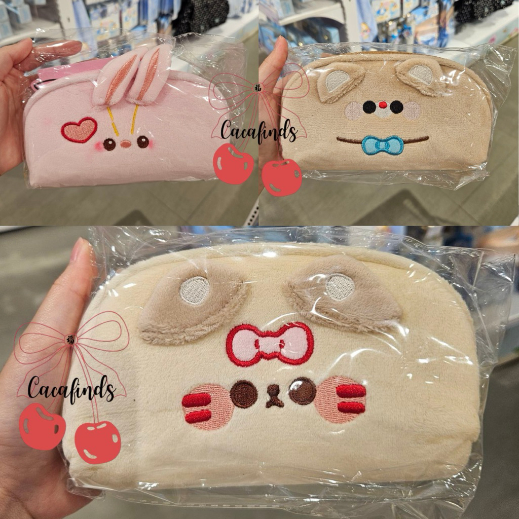 

OHSOME‼️Plush Pen Case / Kotak Pensil Boneka Animal Mangga Collection (Cat / Rabbit / Bear)