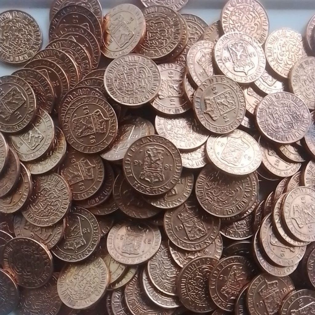 KOIN BENGGOL 1/2 CENT TAHUN 1945