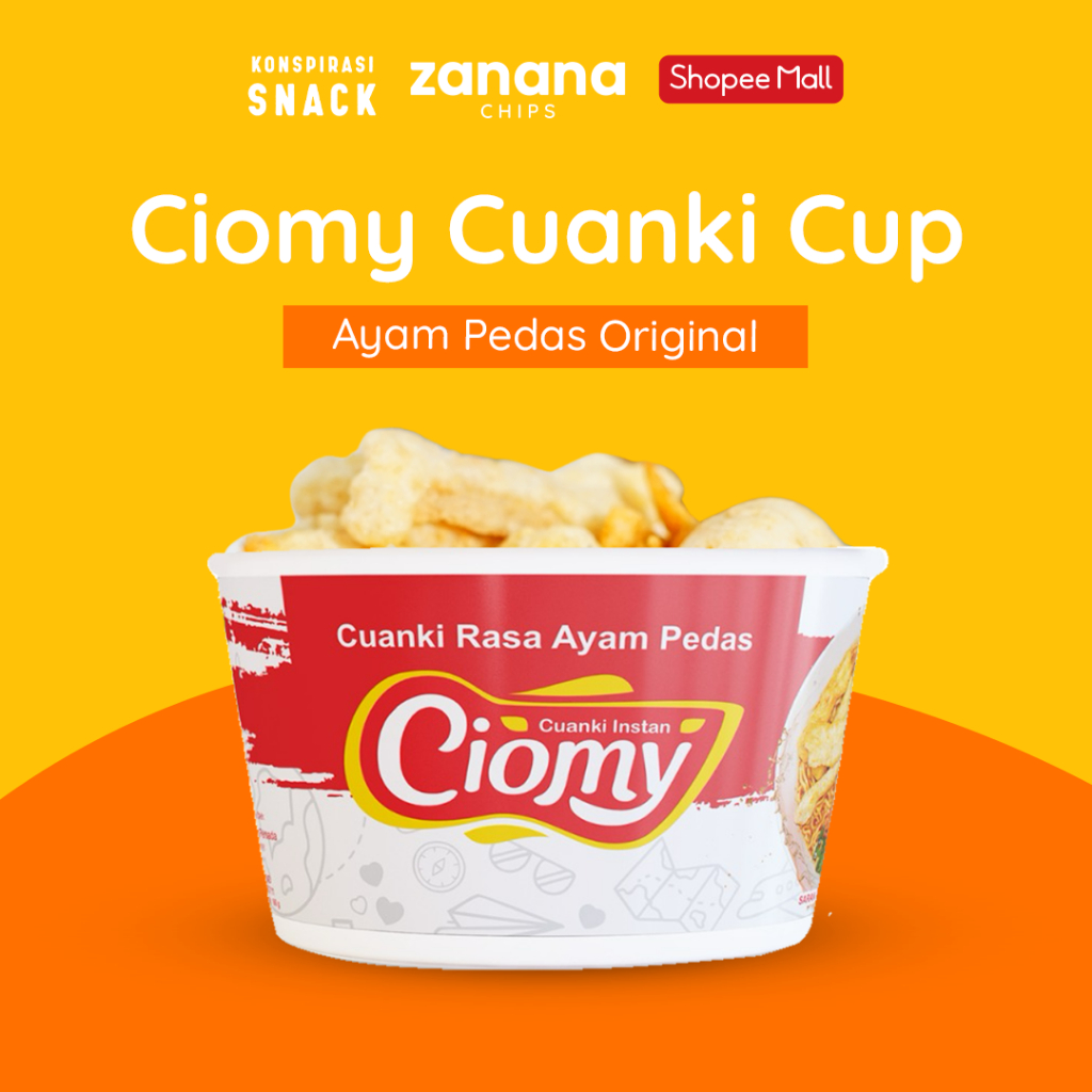 

Ciomy Cuanki Cup - Ayam Pedas Original 65g