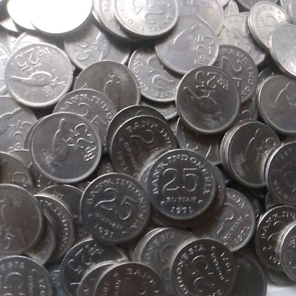 UANG KUNO 25 RUPIAH TAHUN 1971