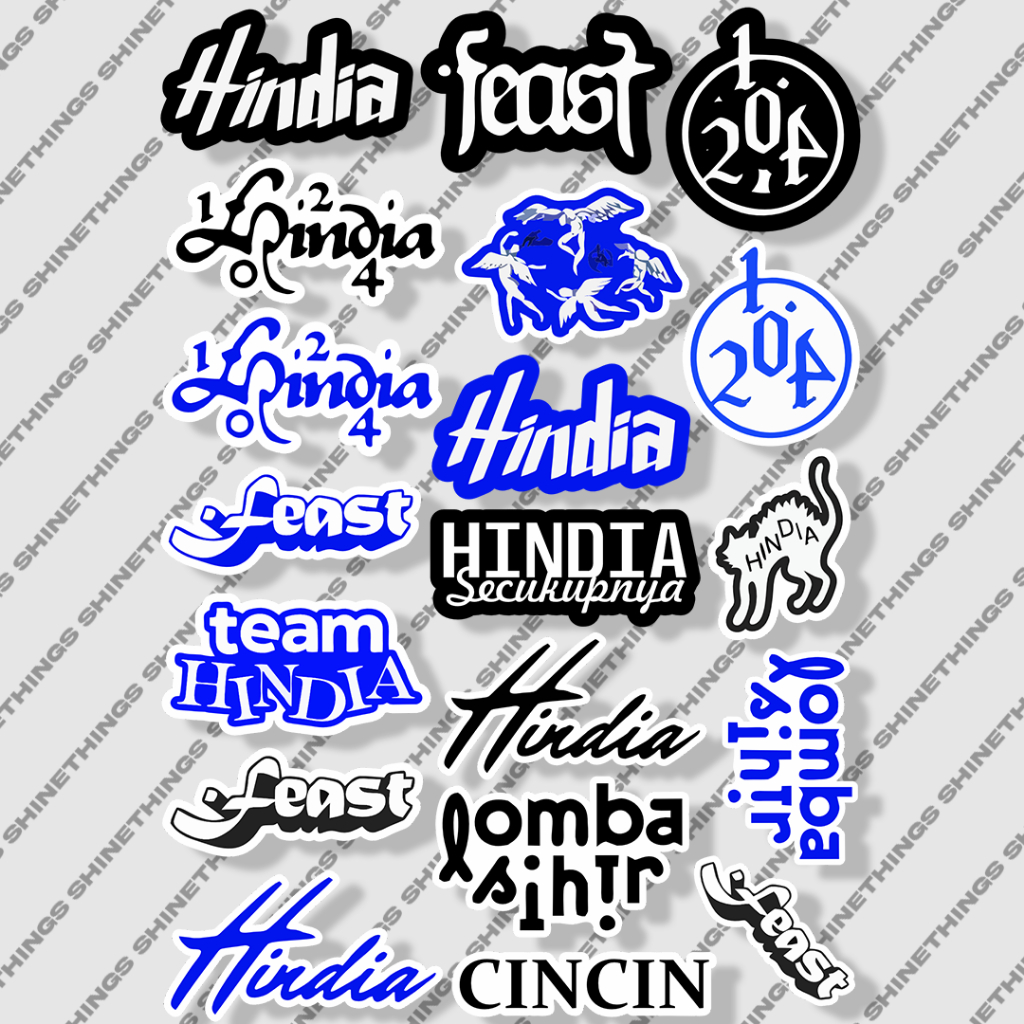 

Sticker Band indie Hinda feast lomba sihir anti air