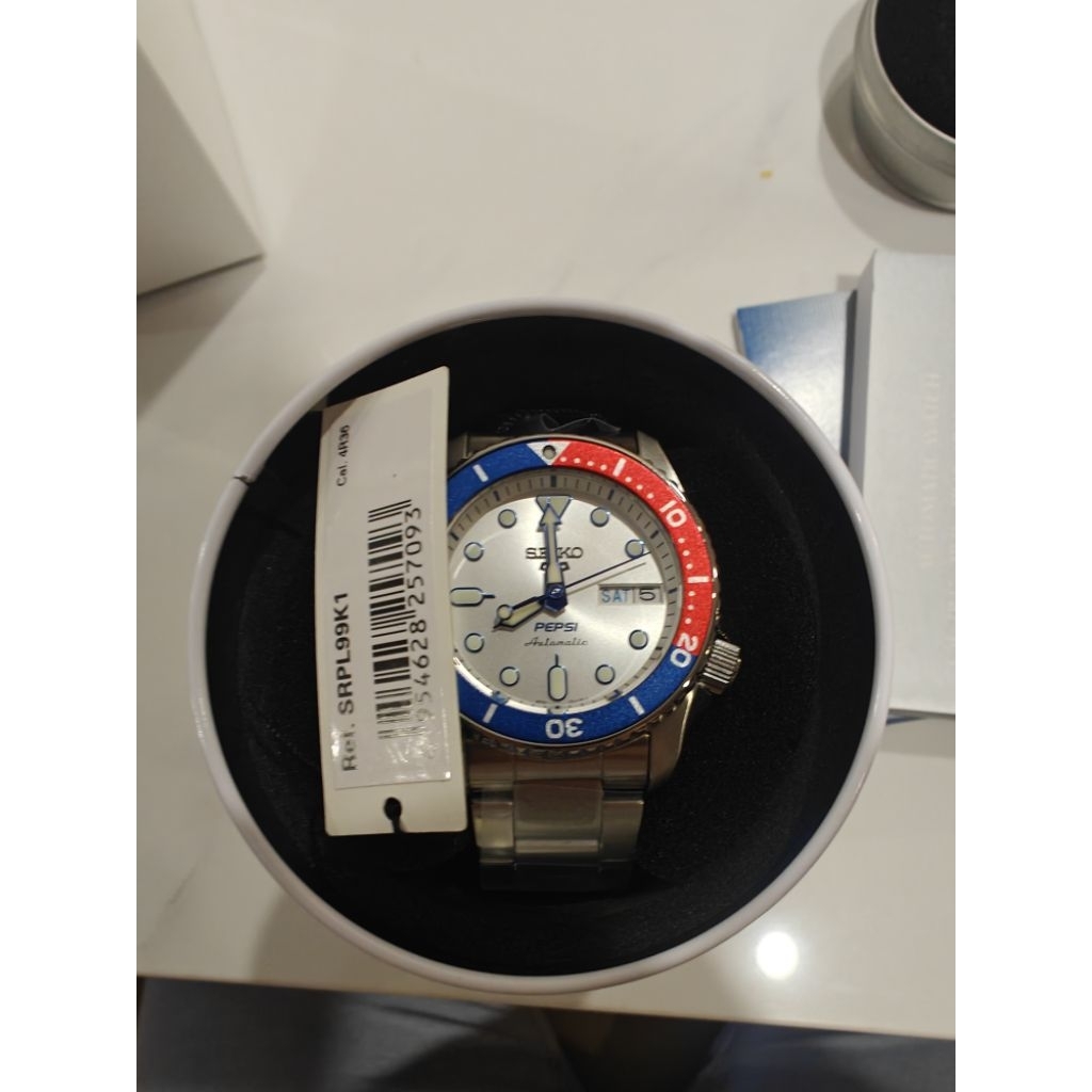 Ready Stock Seiko Pepsi Collaboration SRPL99K1 Limited Edition 5 Sports