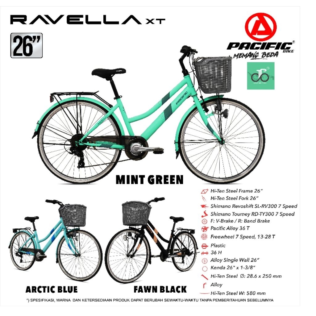 Sepeda CTB 26" Pacific Ravella XT TERBARU