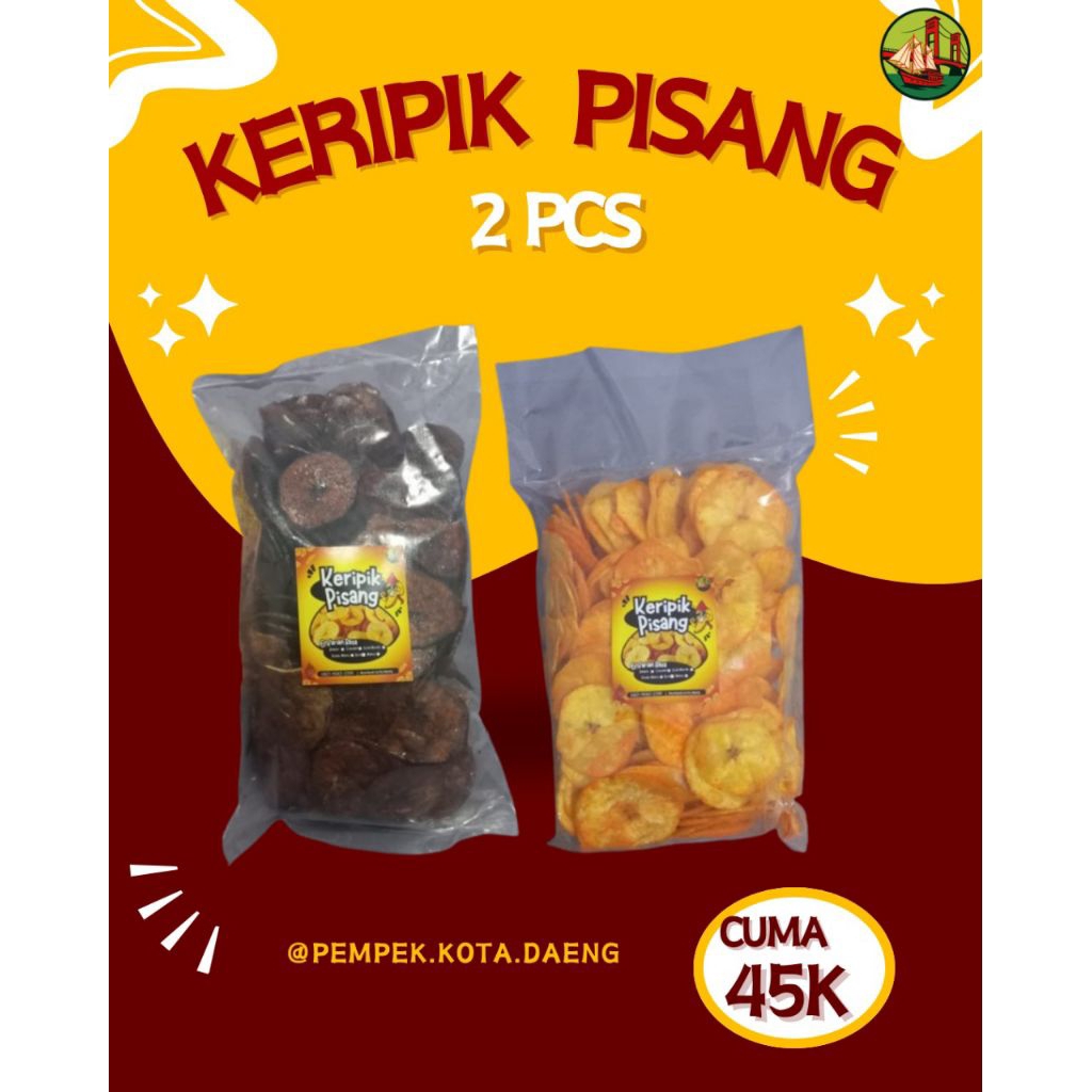 

KERIPIK PISANG 2 PCS (Req Varian)