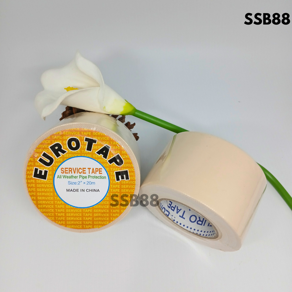 DUCT TAPE NON LEM COKLAT 0.14MM*45MM*20M - LAKBAN PIPA AC EURO TAPE