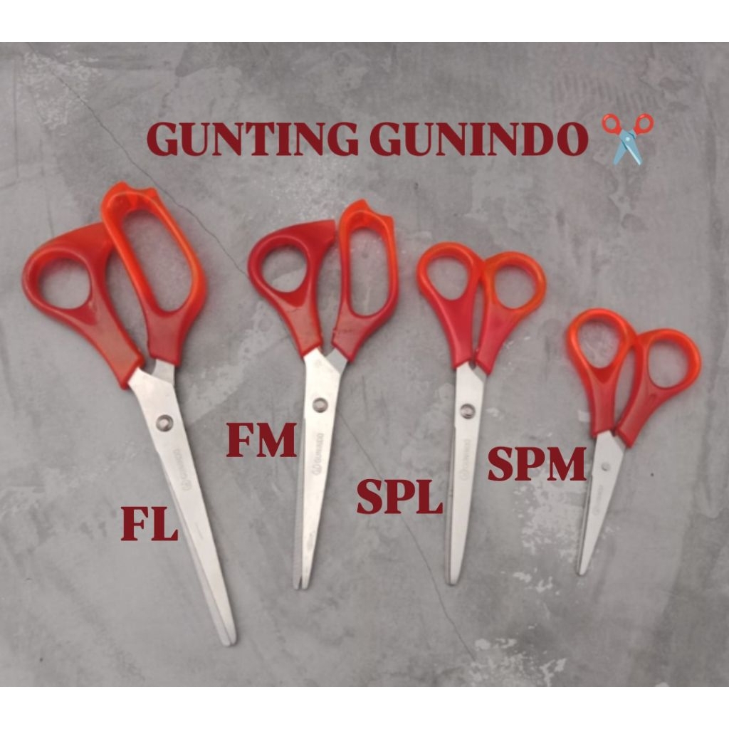 

Gunting Gunindo SPM / SPL / FM / FL