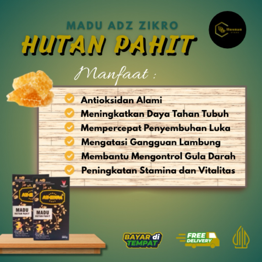 

ORIGINAL | Madu Hutan Pahit AZ-ZIKRO - 500ml