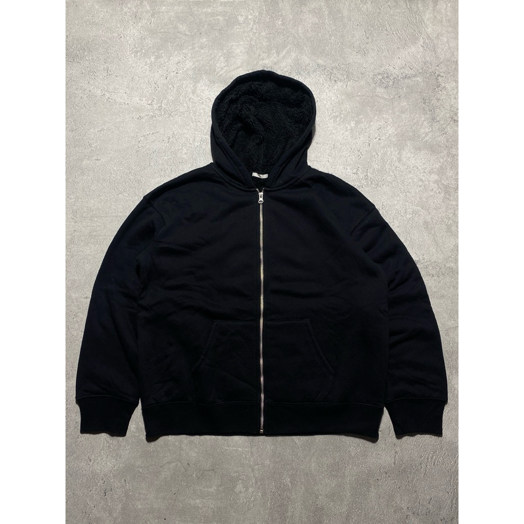 ~ UNIQLO HOODIE zipper sherpa ~ harga 90rb co lewat oren ~ warna:camo L(66x58)like new seperti baru