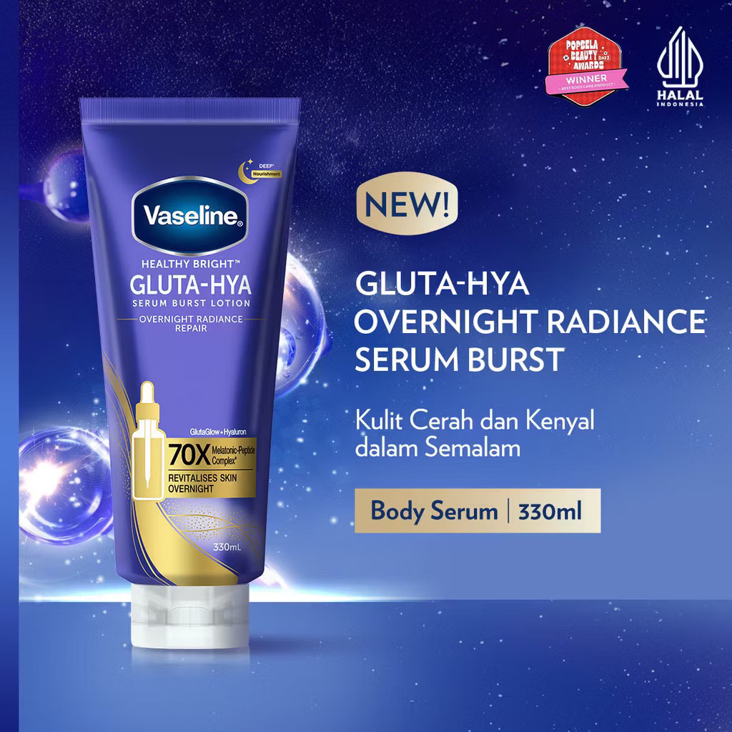 Vaseline Glutahiya Overnight 330ml