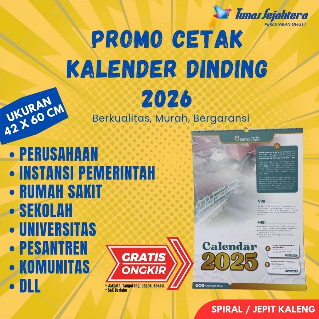 

Cetak Kalender 2026 Ukuran 42x60 Jumbo 5 Lembar
