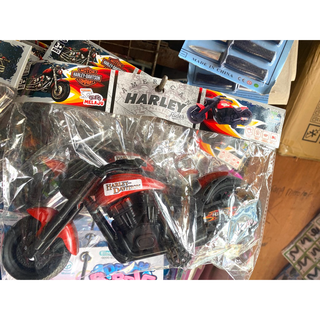 Mainan Anak Motor Herley Davidson Plastik