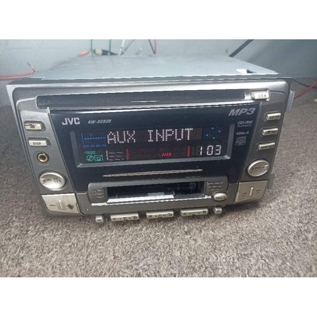 JVC KW-XC828 Double Din | Audio Mobil Lengkap dengan Fitur Modern AUX In