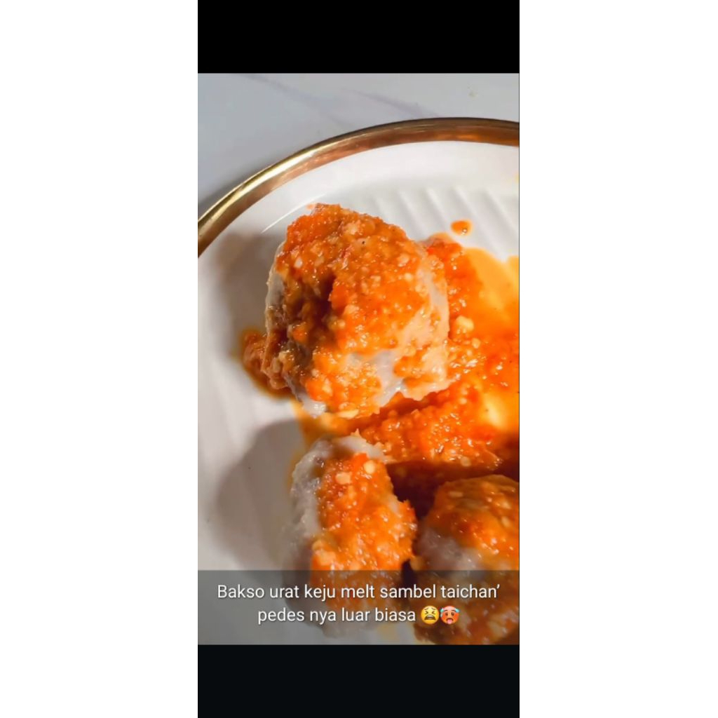 

baso urat keju melt sambal taichan