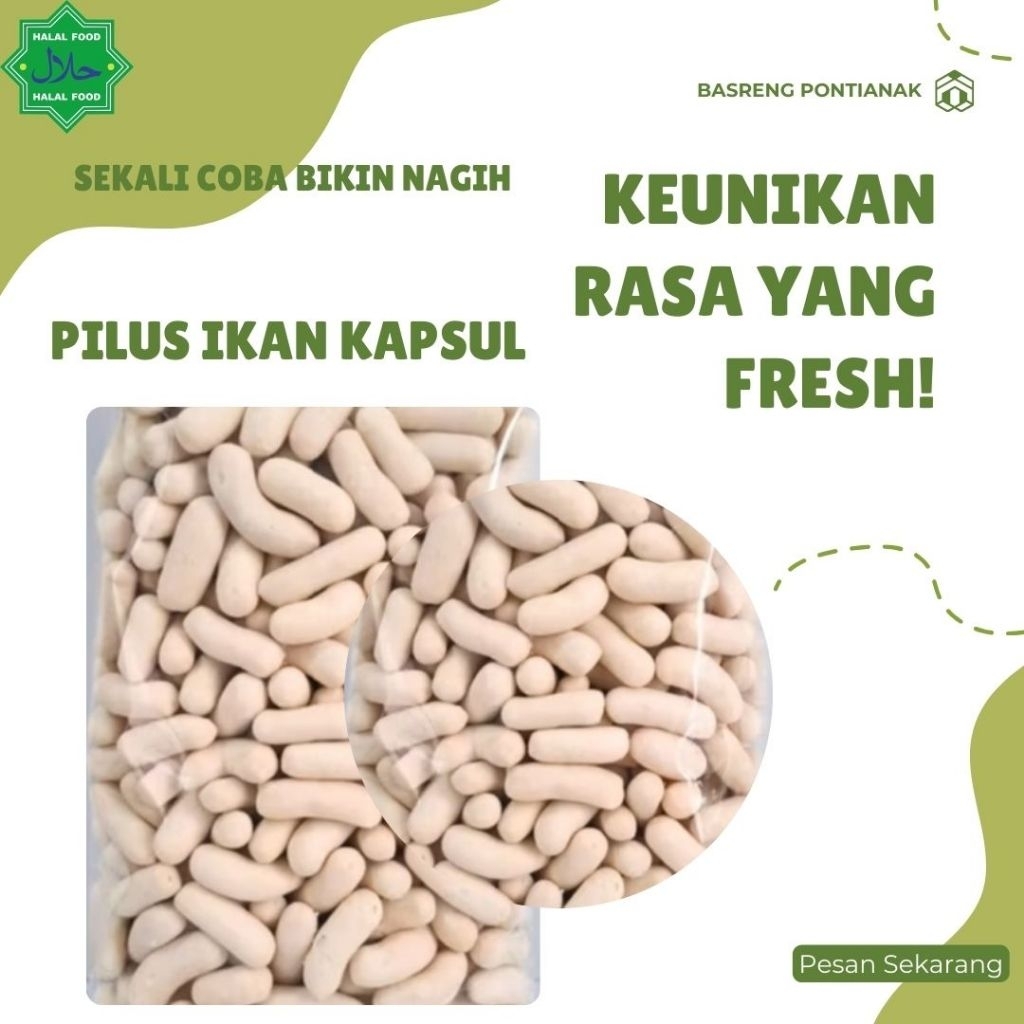 

Pilus Ikan Kapsul 500gr