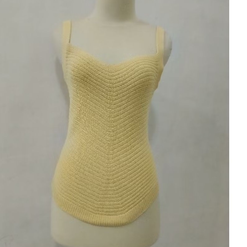 Baju Atasan Blus Seksi Blouse Rajut Tanktop Tengtop Murah