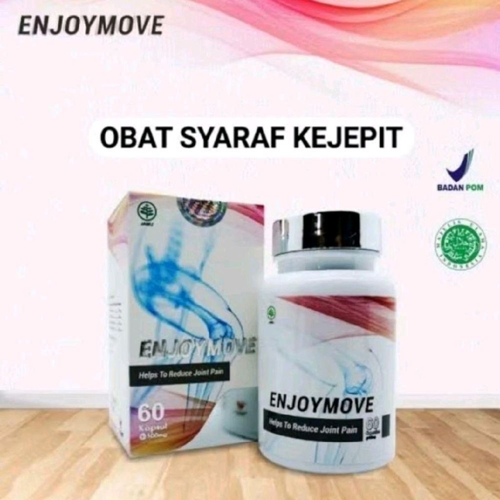 ENJOYMOVE Obat Herbal Saraf Kejepit Obat Sendi Atasi Sakit Sendi dan Lutut ENJOYMOVE Syaraf Kejepit